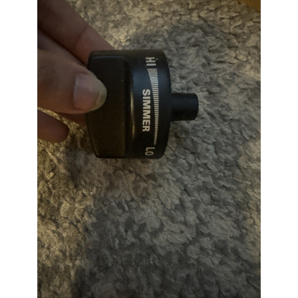 Wolf Black KIP 5J42 High to Low Simmer and Off Temperature Control Knob